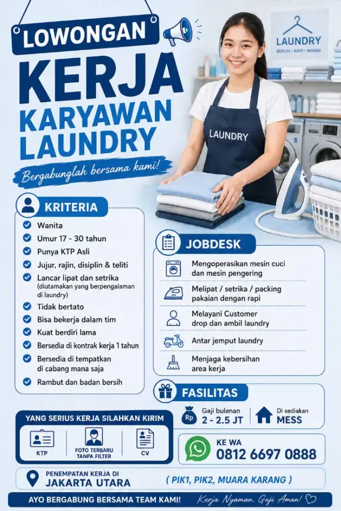 Lowongan Kerja Laundry