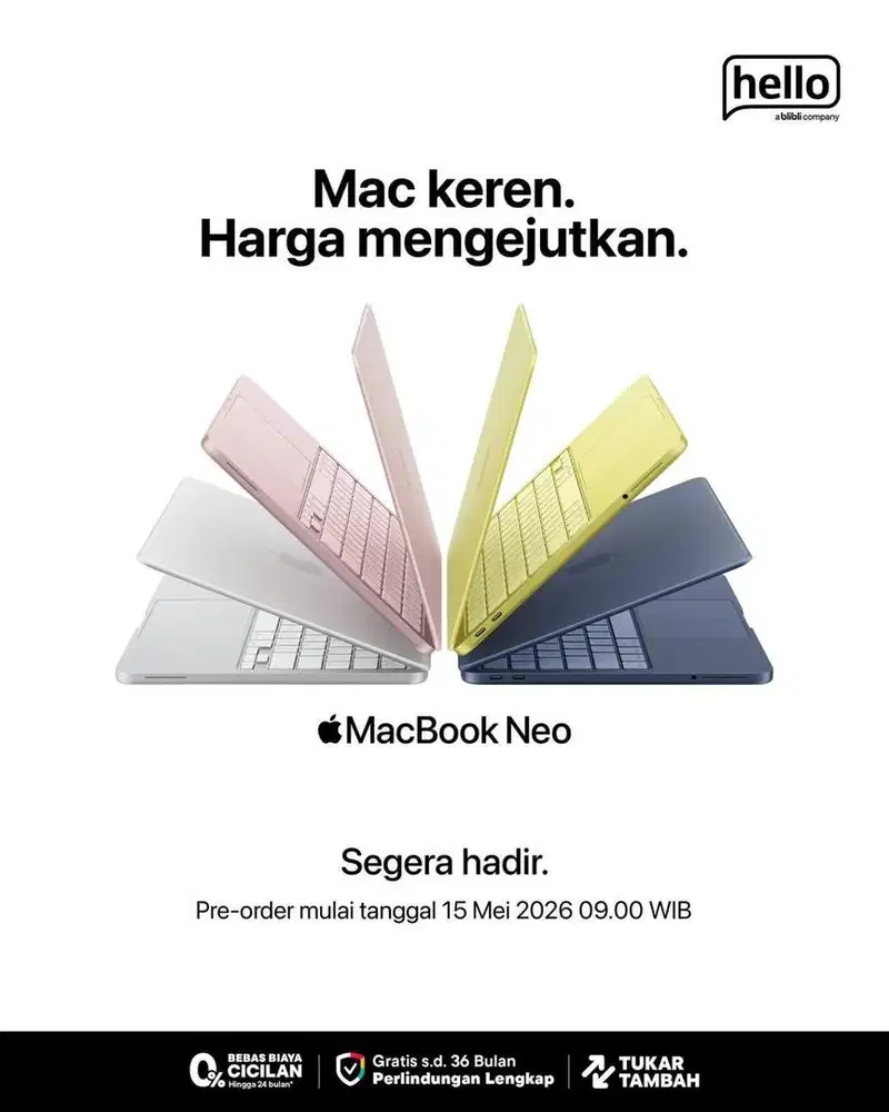 PO Macbook Neo bisa cicilan