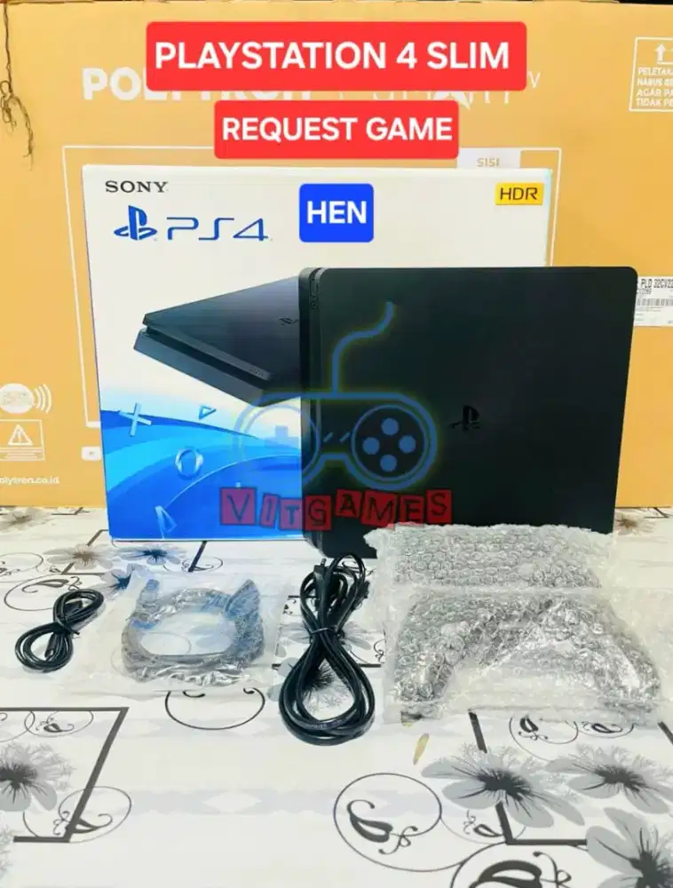 Ps4 slim 500gb full game ( no minus + game bebas pilih)
