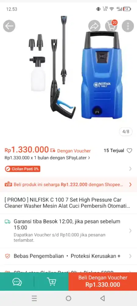 Jet Cleaner mesin cuci steam mobil dan motor