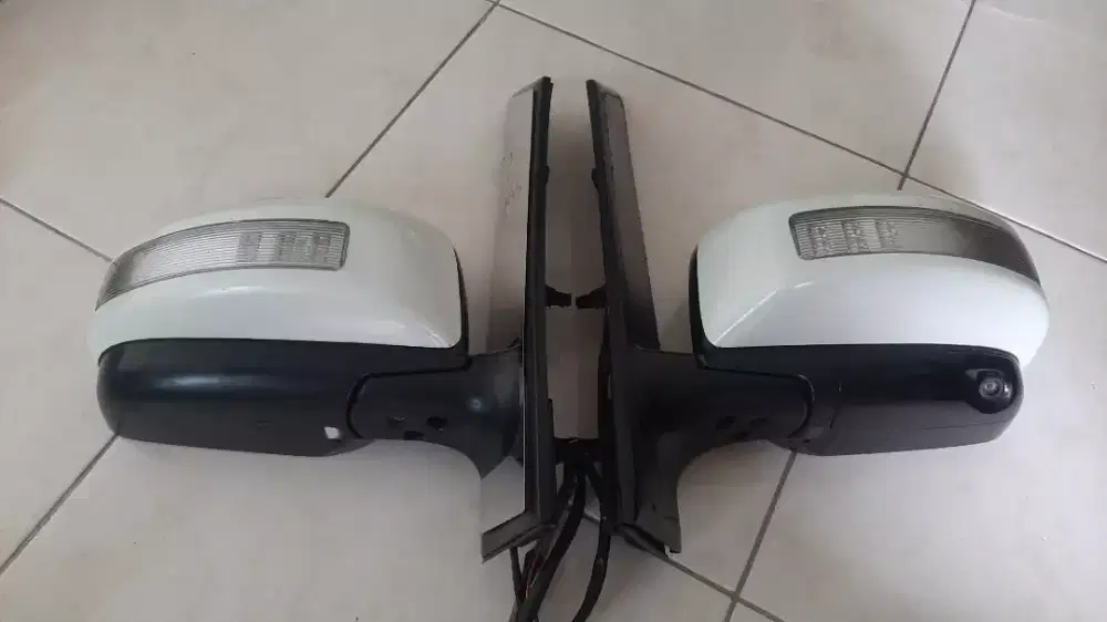 Spion Nissan Serena C25 Retract Kamera Kaca Biru Heated Original