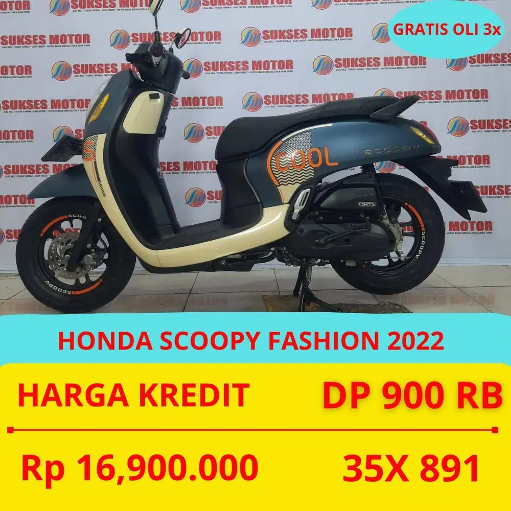 HONDA SCOOPY FASHION 2022 DP MURAH 900 RIBU