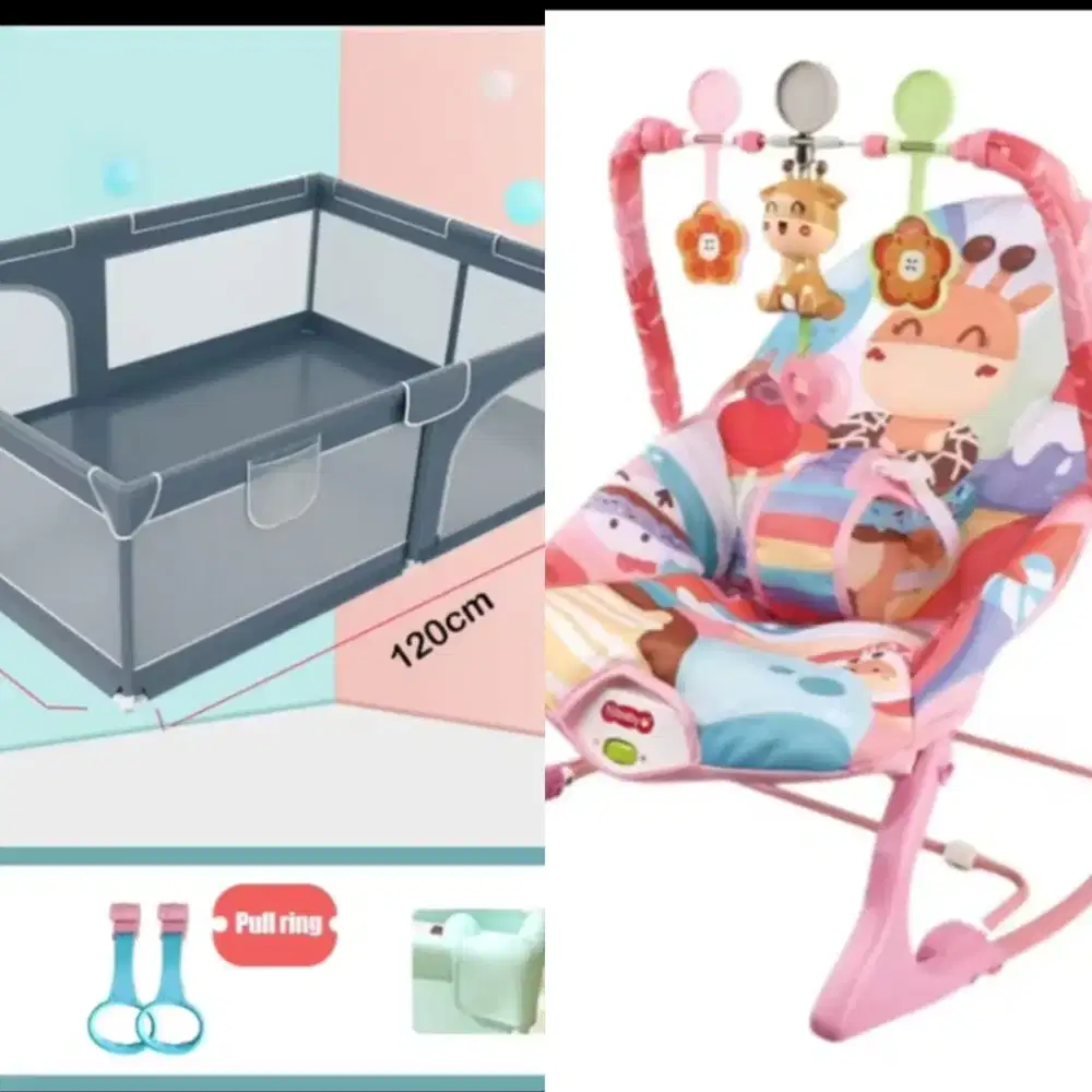 Jual pagar bermain bayi dan bouncer