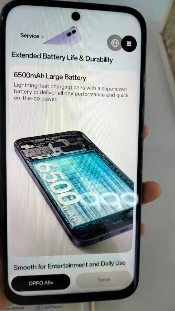 Beli Oppo A6x bisa cicilan
