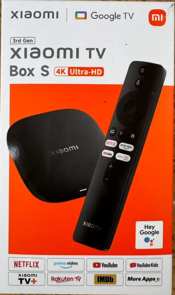 Xiaomi TV Box S 3rd Gen 4K Google TV Netflix Resmi Mulus