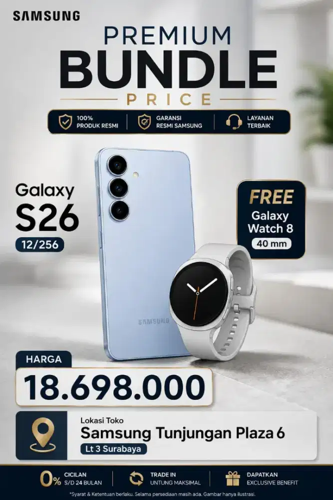 SAMSUNG GALAXY S26 + SAMSUNG WATCH 8