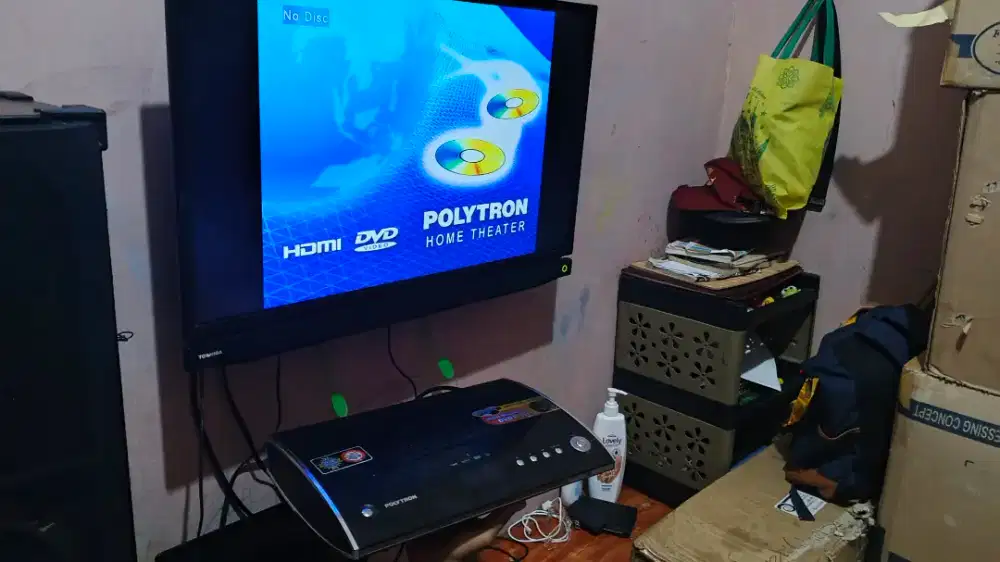 DVD Player Polytron – High Resolution, Normal & Siap Pakai masih segel