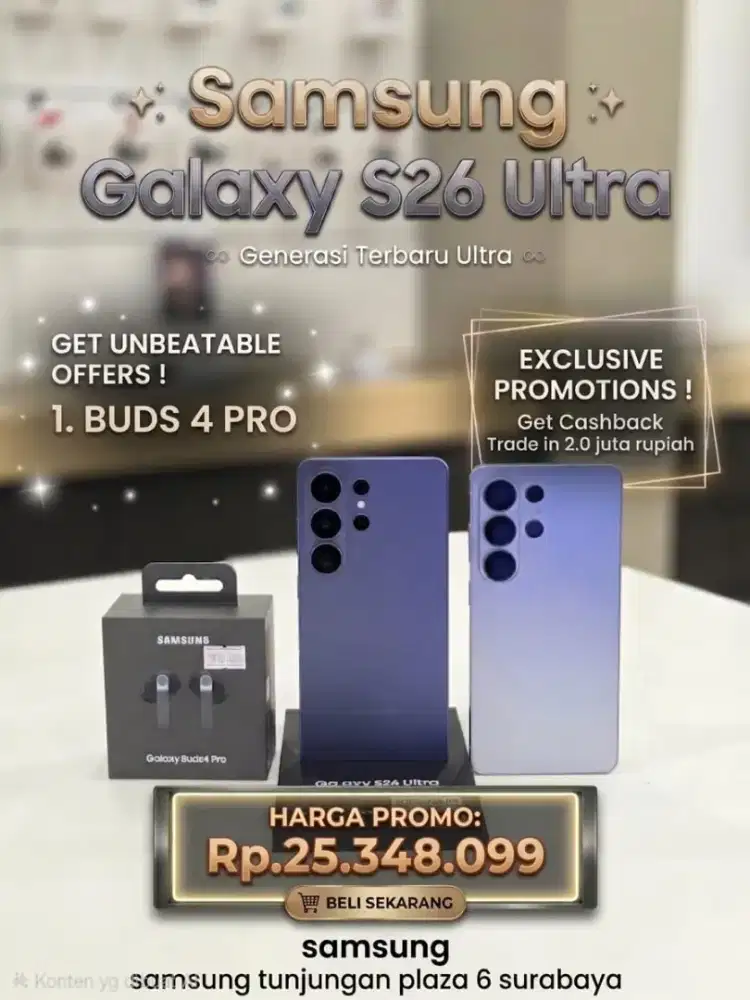 SAMSUNG GALAXY S26 ULTRA + BUDS 4 PRO