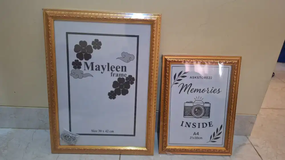 Dijual Cepat 2 Bingkai Foto Ukuran A3 dan A4
