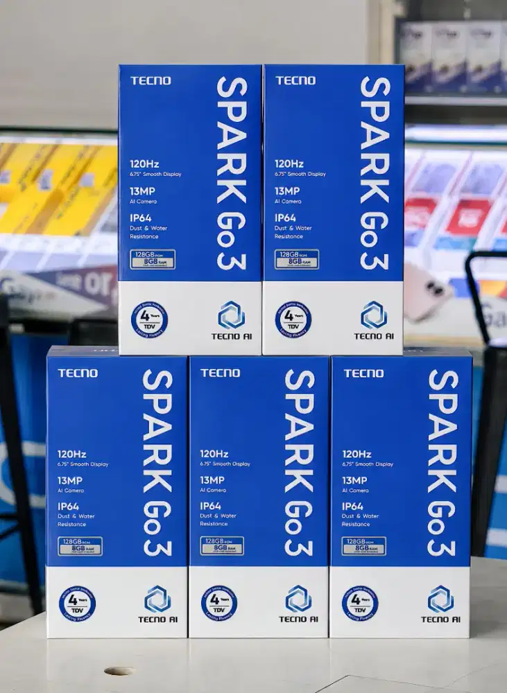 Tecno Spark Go 3 4/128GB (new)*Bisa Cod, Fastrespon WA