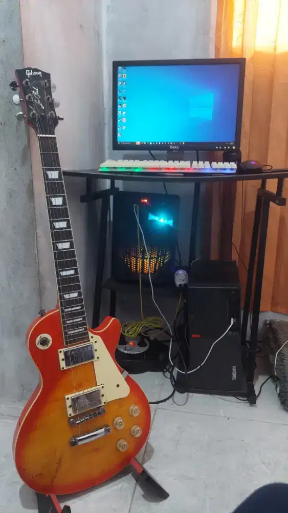 Pc gaming i5 GTX 1050 ti + gitar electric less paul