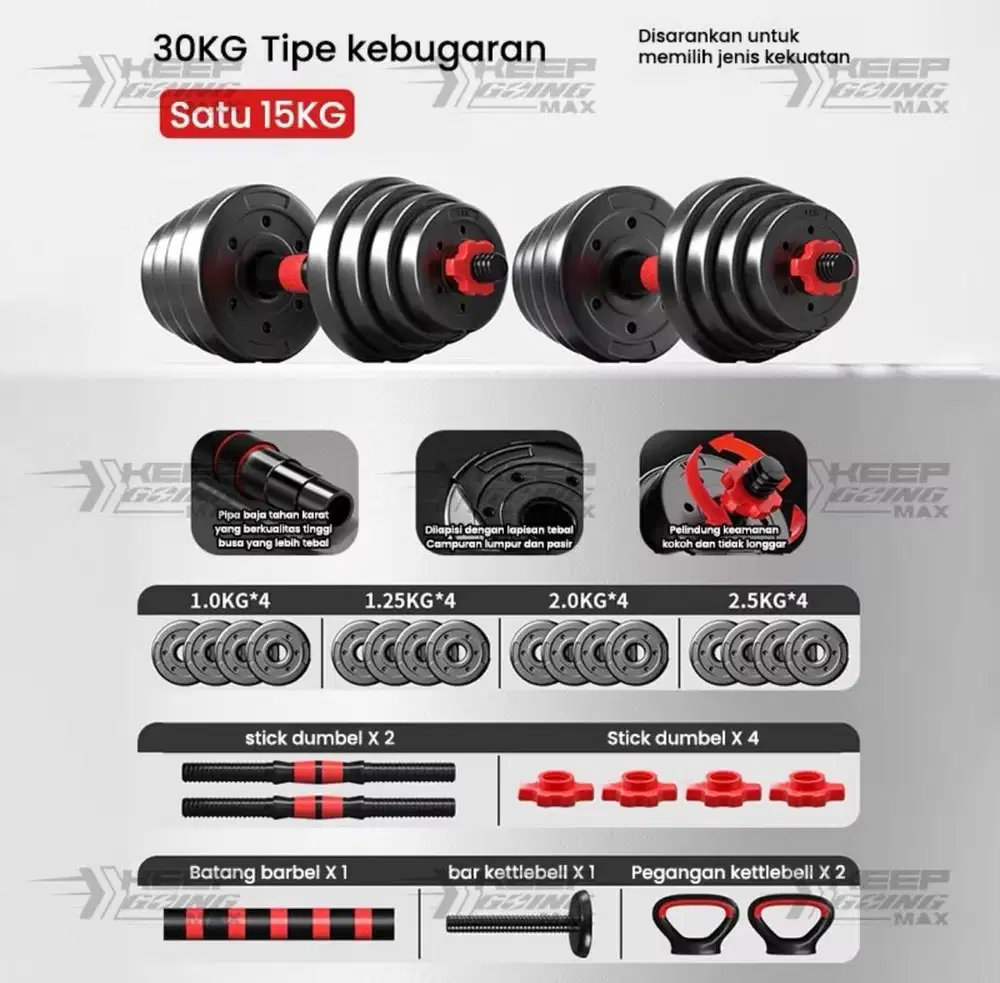 Dumbbell Set 30KG