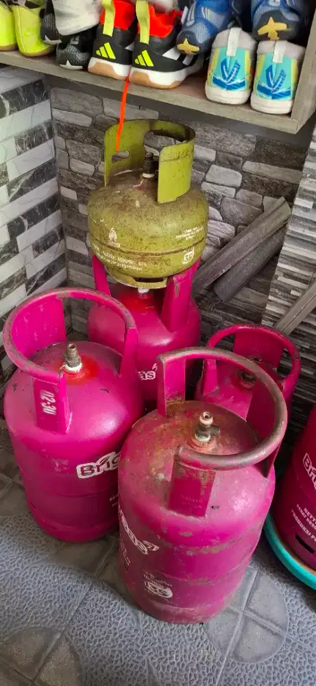 Dijual Tabung Gas Bright 12 kg 3 unit