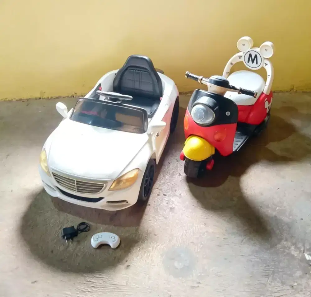 Mobil aki dan motor aki anak