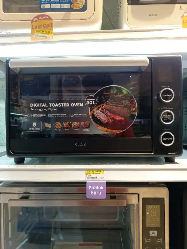 OTTO OVEN TOASTER DIGITAL 30L BLACK