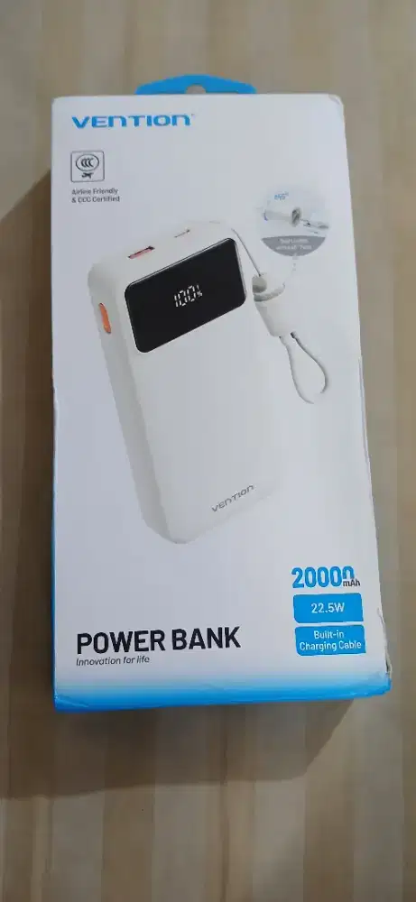 Powerbank vention 20rb mah baru