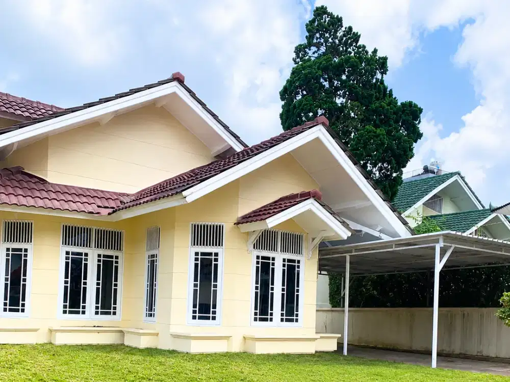 Rumah Villa Palm Garden Cipanas Bogor 750M2 4KT Full Furnish SHM