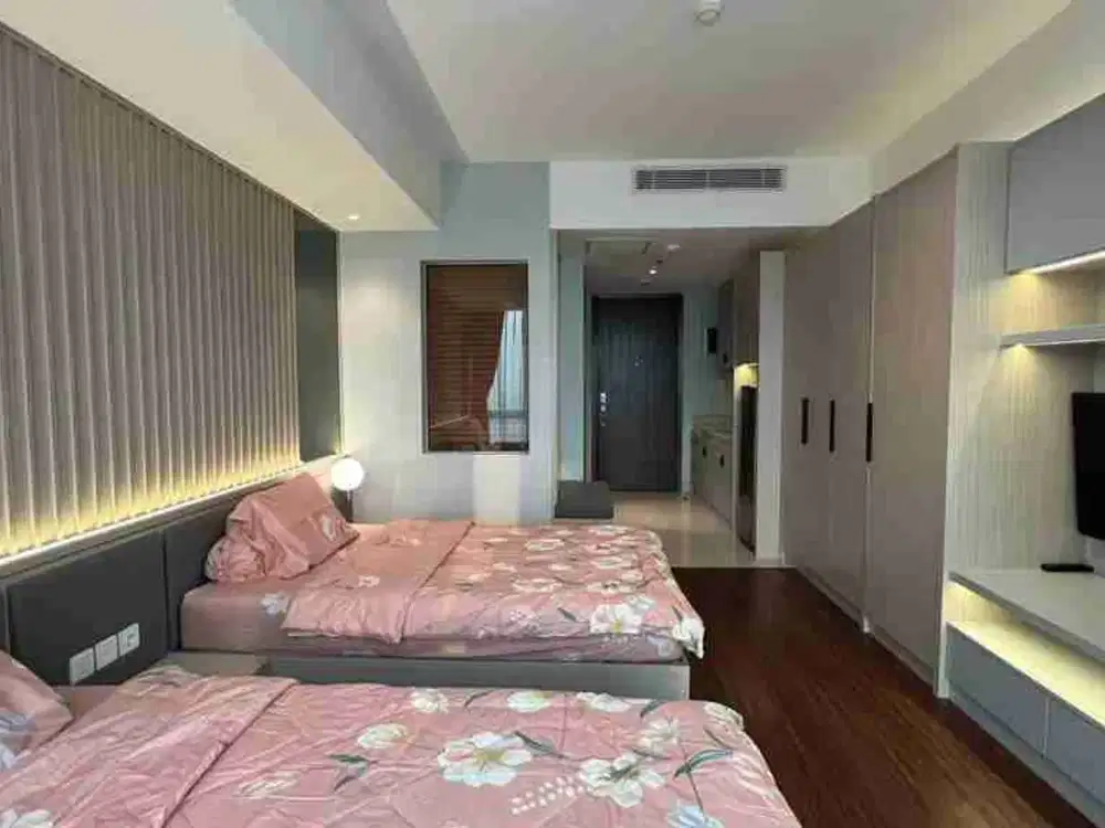 Disewakan U Residence Tower 3 Full Furnished Bagus Twin Bed