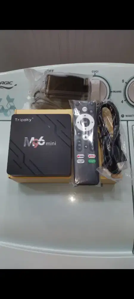 ANDROID BOX M96 TRIPSKY ORIGINAL RAM 4/32GB BISA SIARAN TV LOKAL