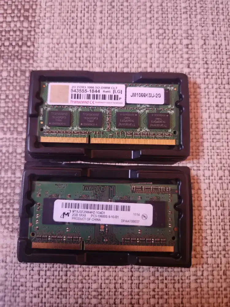 Ram Laptop Sodimm DDR3  2X2Gb