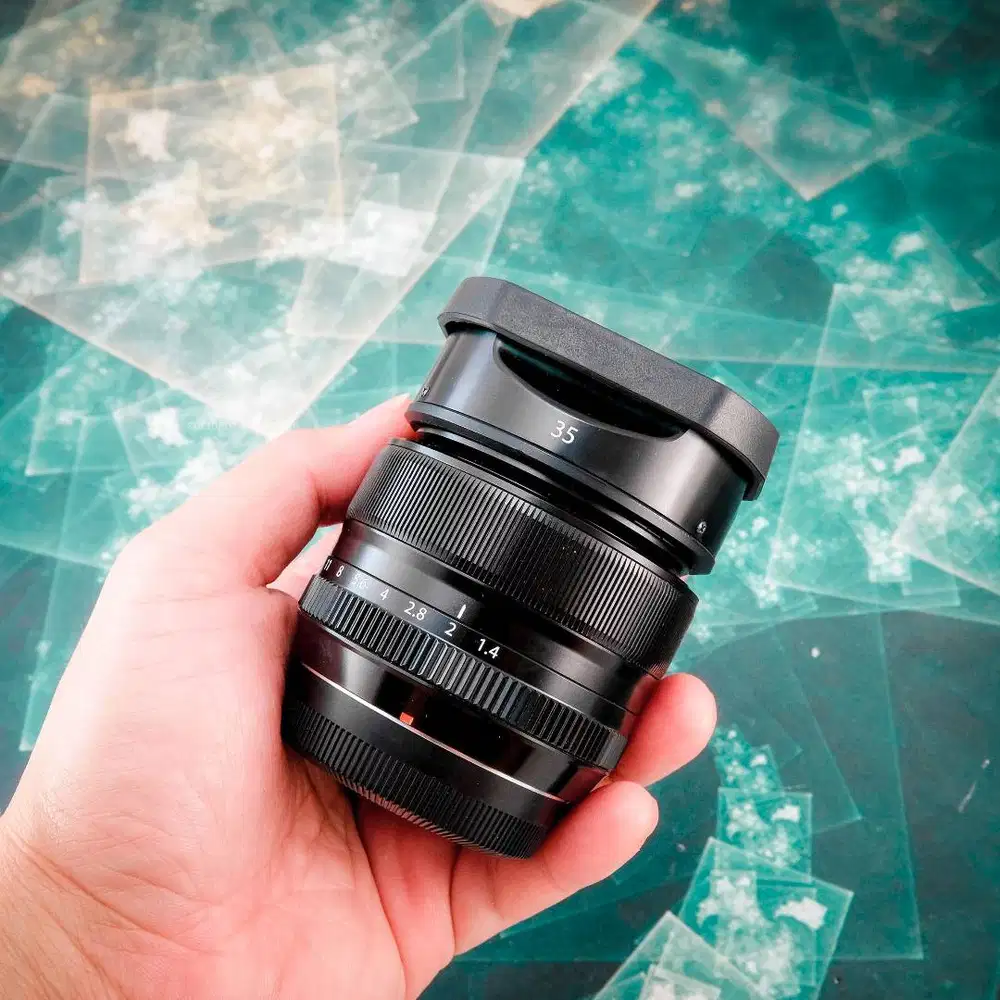 Fujinon XF 35mm F1.4 Fullset Mulus Sekali. Fuji Fujifilm 35mm f1.4