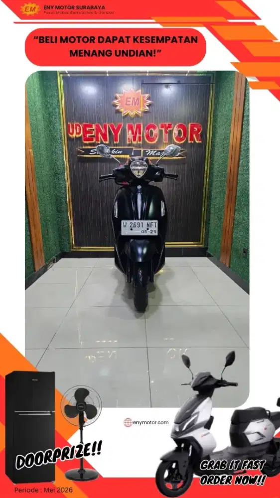 ENY MOTOR - GERCEP! YAMAHA FILANO LUX 125 2024 - KM RENDAH