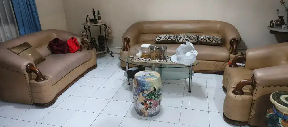 jual sofa set 321 + meja