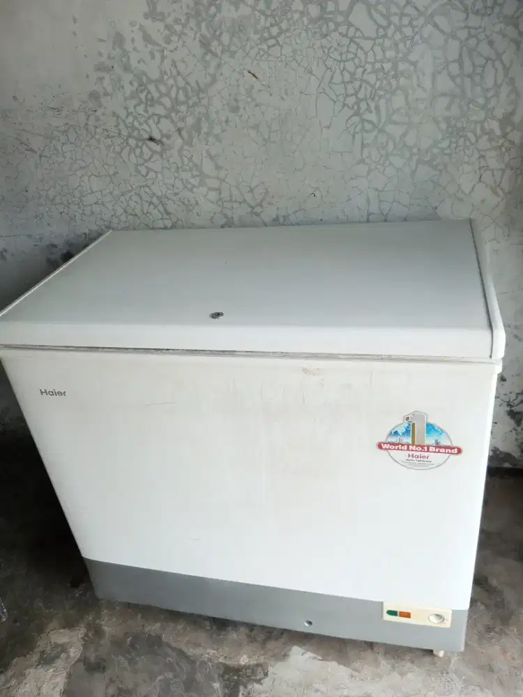 Box Freezer HAIER 200 liter dingin normal siap antar ke lokasi