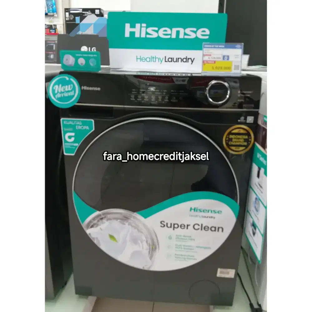 Hisense WM Wash 10.5kg Dryer 6kg Black