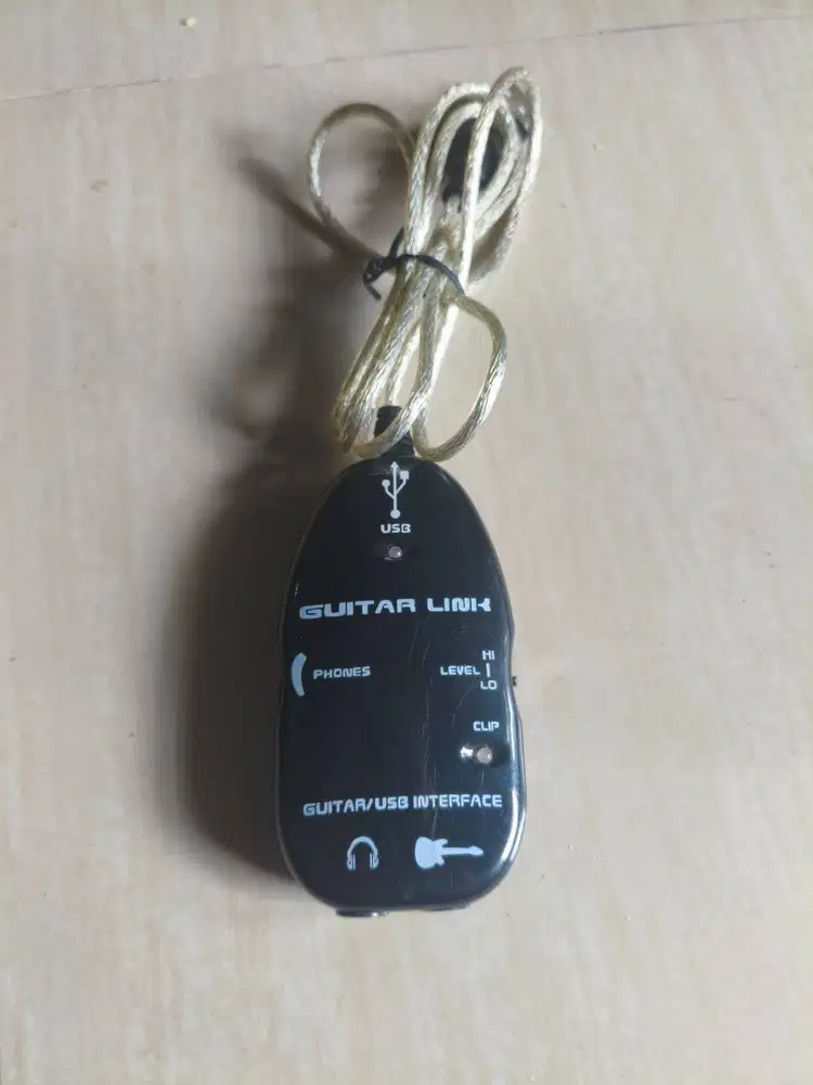 Dijual usb guitar link bekas bisa untuk guitar rig dll