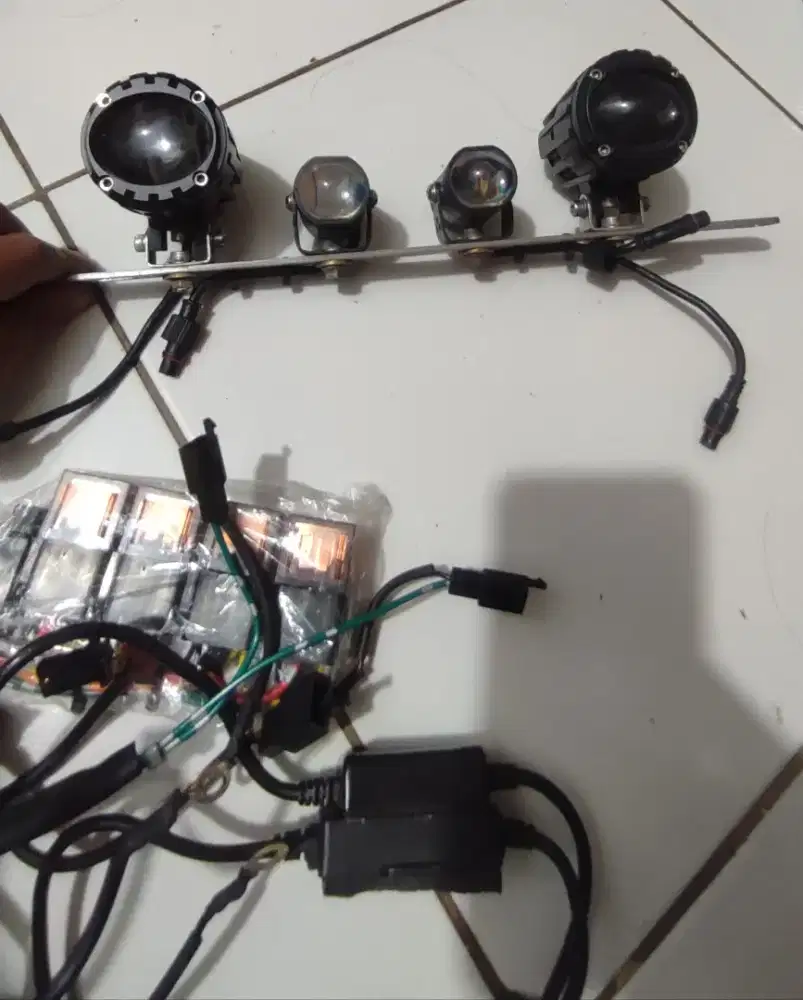 Lampu tembak fullset tinggal pasang pnp vixion nvl