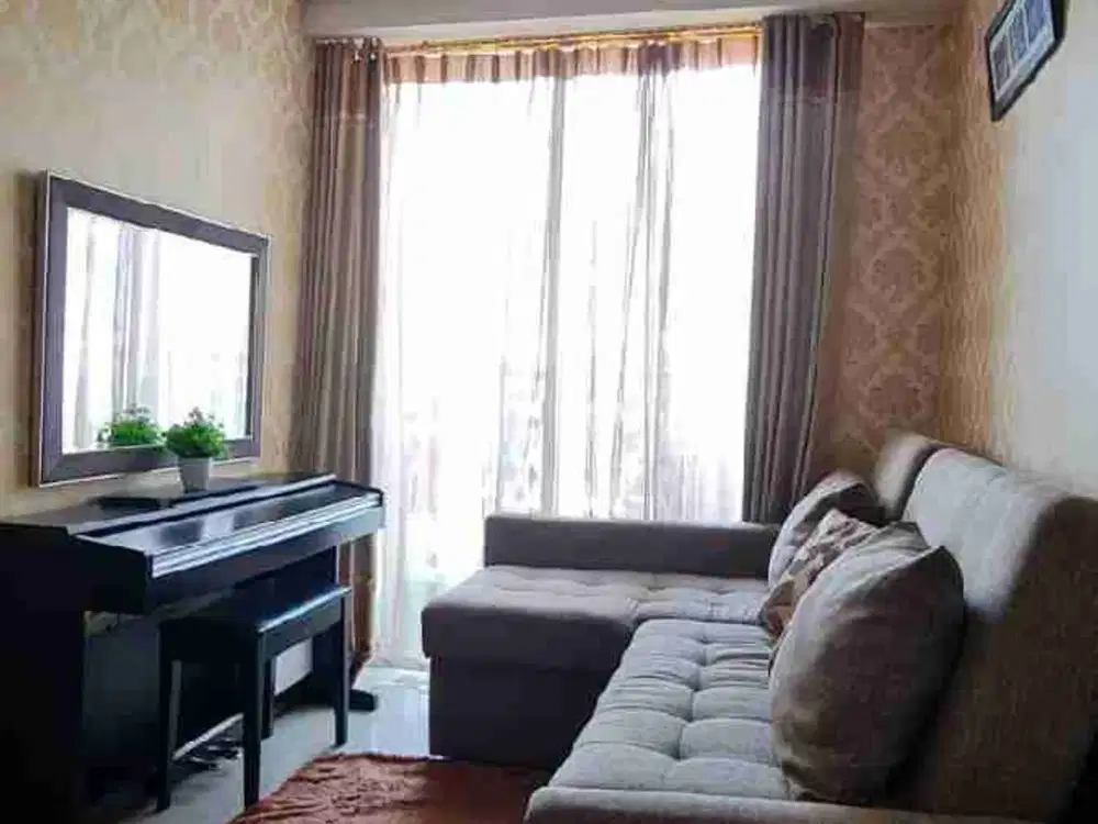 di sewakan apartemen sedayu city kelapa gading 2 kamar tidur full furnish