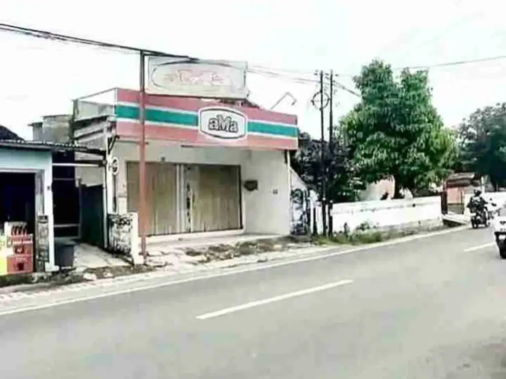 Ruko strategis, murah, bisa utk kamar kos di pinggir jl Kabupaten/ Jl sambisari selatan PEMDA SLEMAN cocok utk usaha