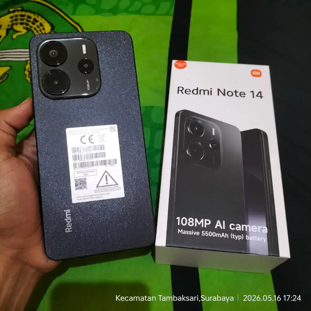 Redmi note 14 4G 8/256 fullset original