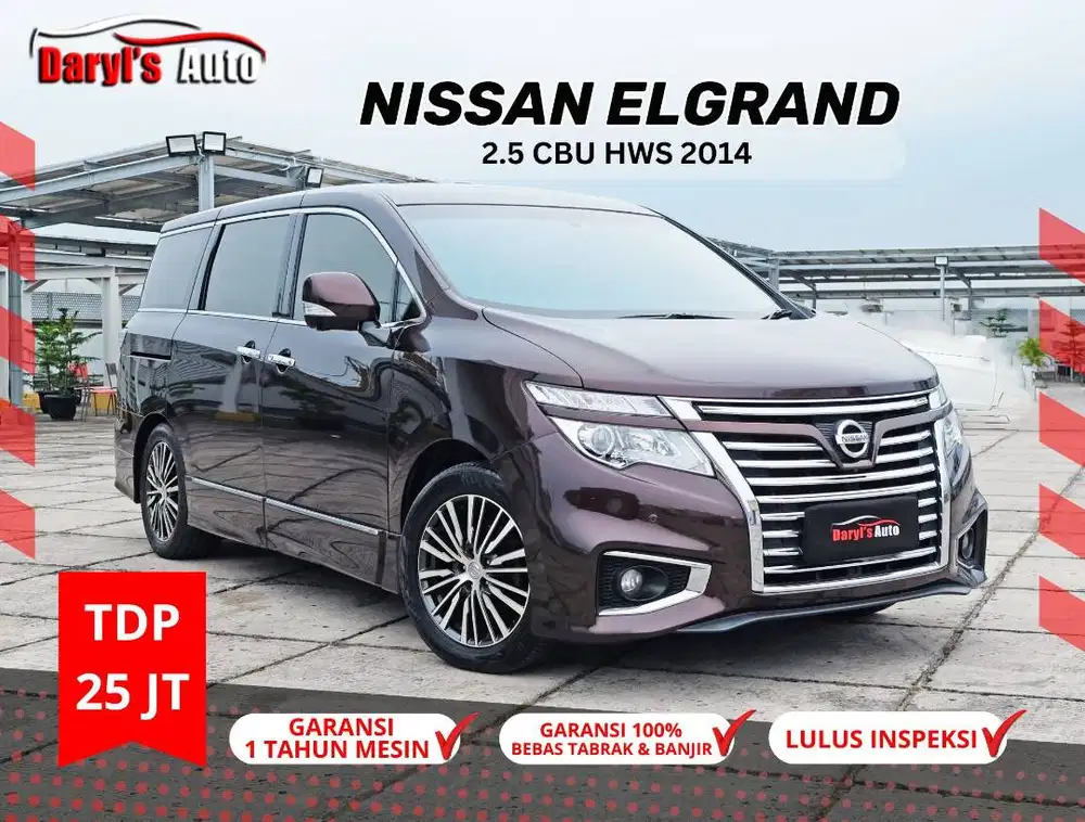 2014 Nissan Elgrand HWS AT antik TDP 25jt