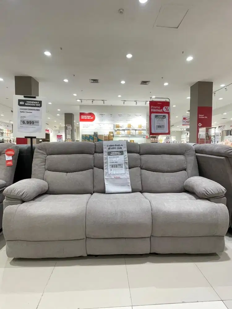 Beli Sofa 3 Seater Free 1 Seater