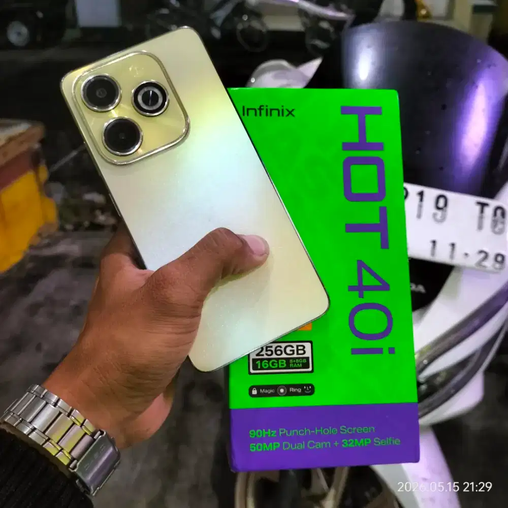 Infinix hot 40i 8/256gb fullset original charger 33w