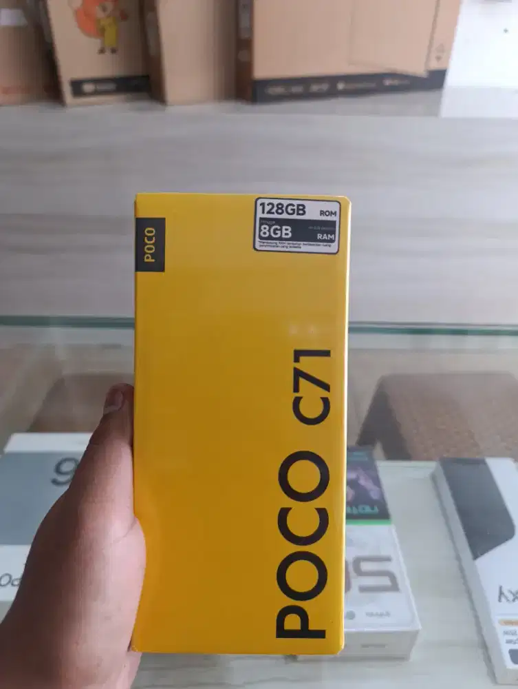 POCO C71 RAM 4/128 Promo+bonus cash&credit garansi resmi