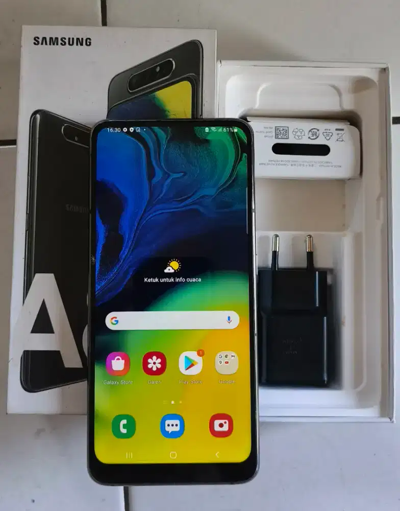 Samsung A80 (8/128 GB) Fullset, udah ganti LCD
