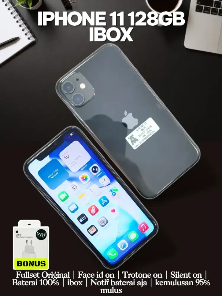 Iphone 11 128GB IBOX FULLSET MULUS