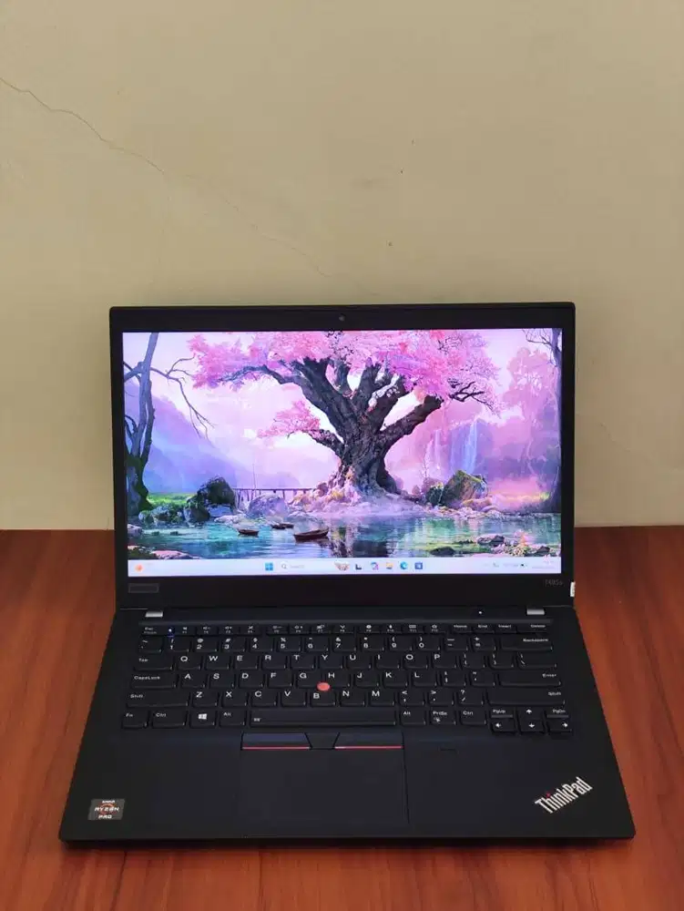 Laptop Gaming, Desain dan Editing  Lenovo Thinkpad T495s AMD Ryzen 7