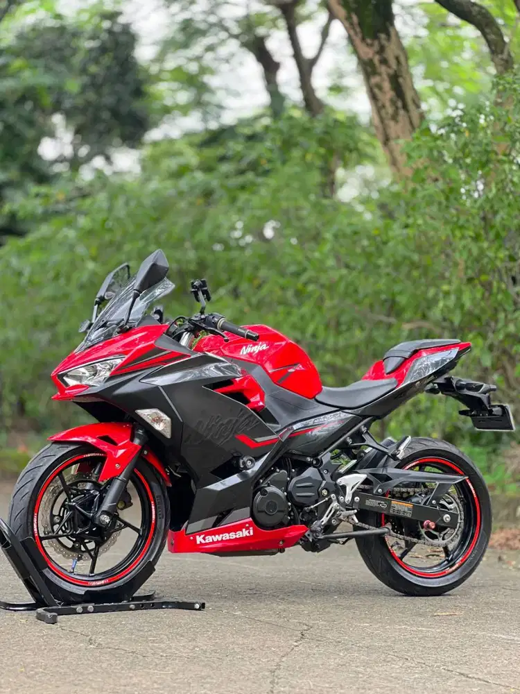 KAWASAKI NEW NINJA 250 FI ABS MDP KEYLESS 2019 MERAH KM LOW PAJAK ON
