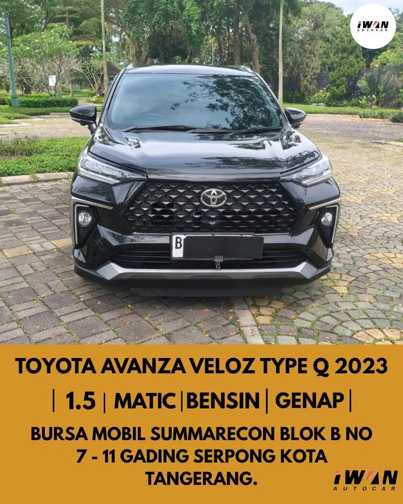 TOYOTA AVANZA NEW VELOZ Q 1.5 AT 2023