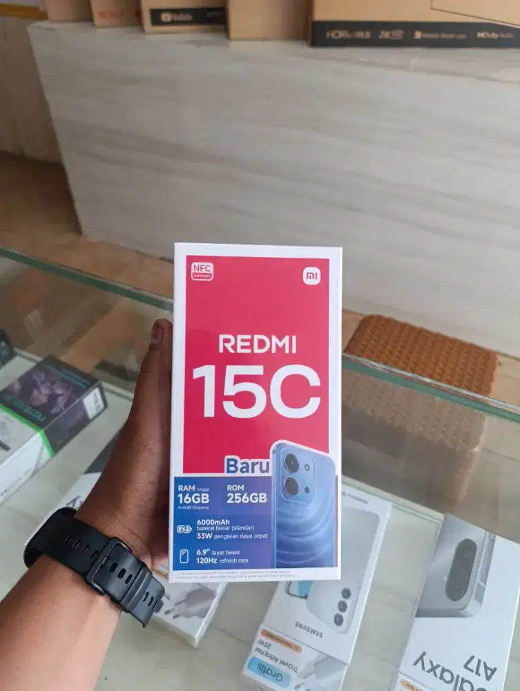 REDMI 15C RAM 8/256 Promo+bonus cash&credit garansi resmi