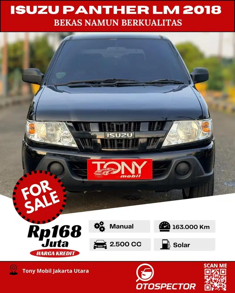 Ada Barcode Untuk Solar - Isuzu Panther 2.5 LM 2018 Hitam