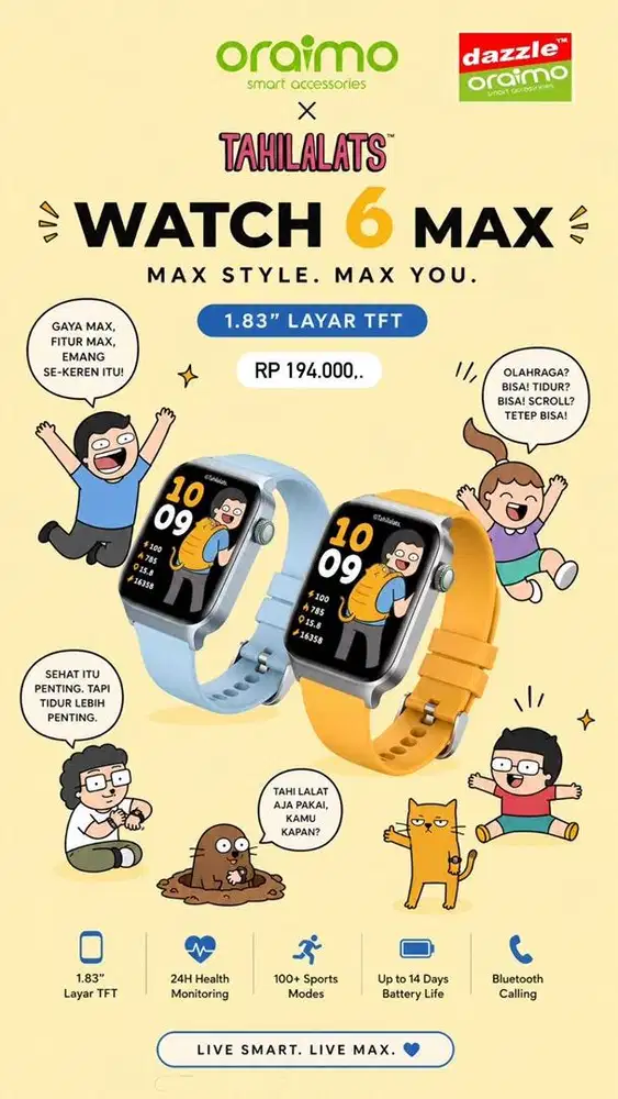 Smartwatch Oraimo OSW-8001N