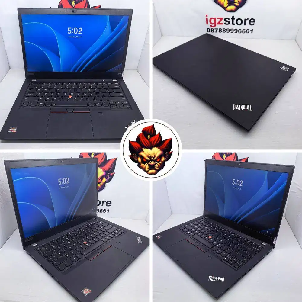 MULUS SIAP COD : Lenovo Thinkpad T4945Ryzen 5 8/256 Touchscreen