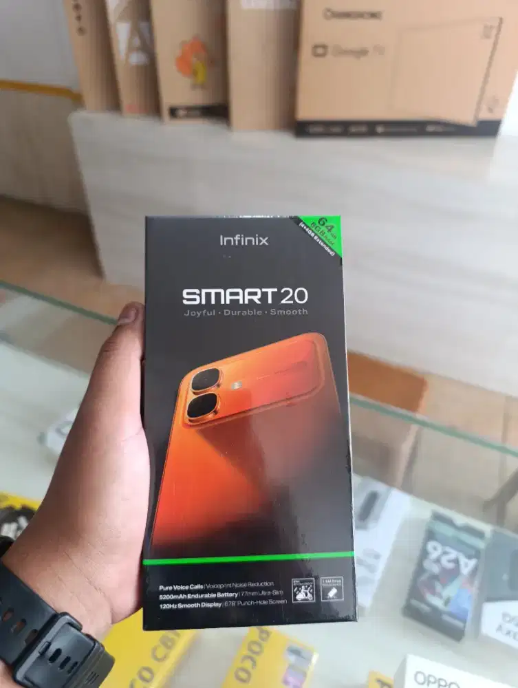 INFINIX SMART 20 RAM 4/64 Promo+bonus cash&credit garansi resmi
