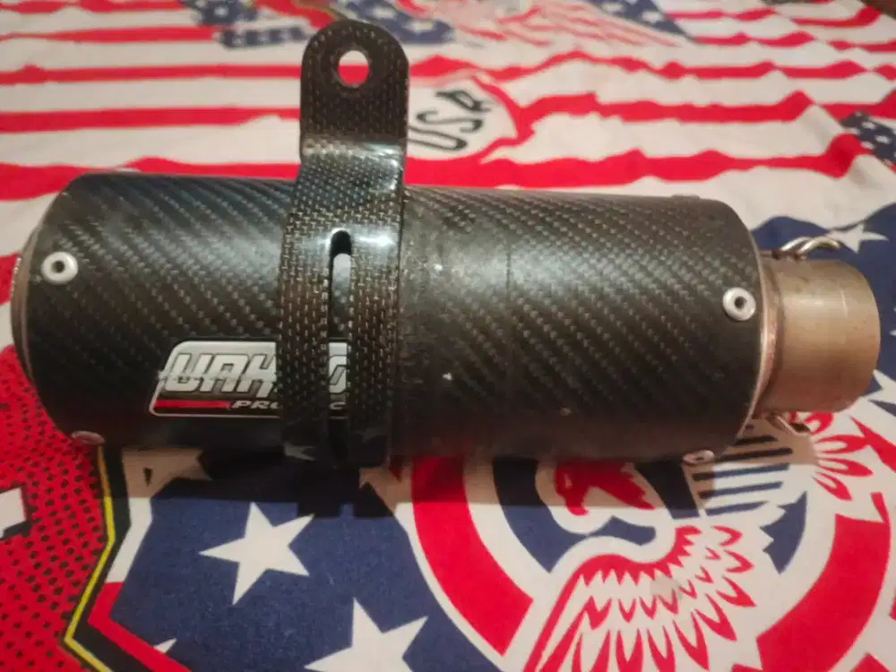 Header full system + slip on carbon muffler stainless yamaha R25