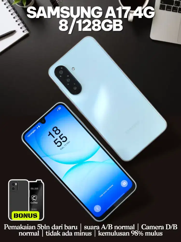 Samsung Galaxy A17 8/128GB Garansi panjang fullset